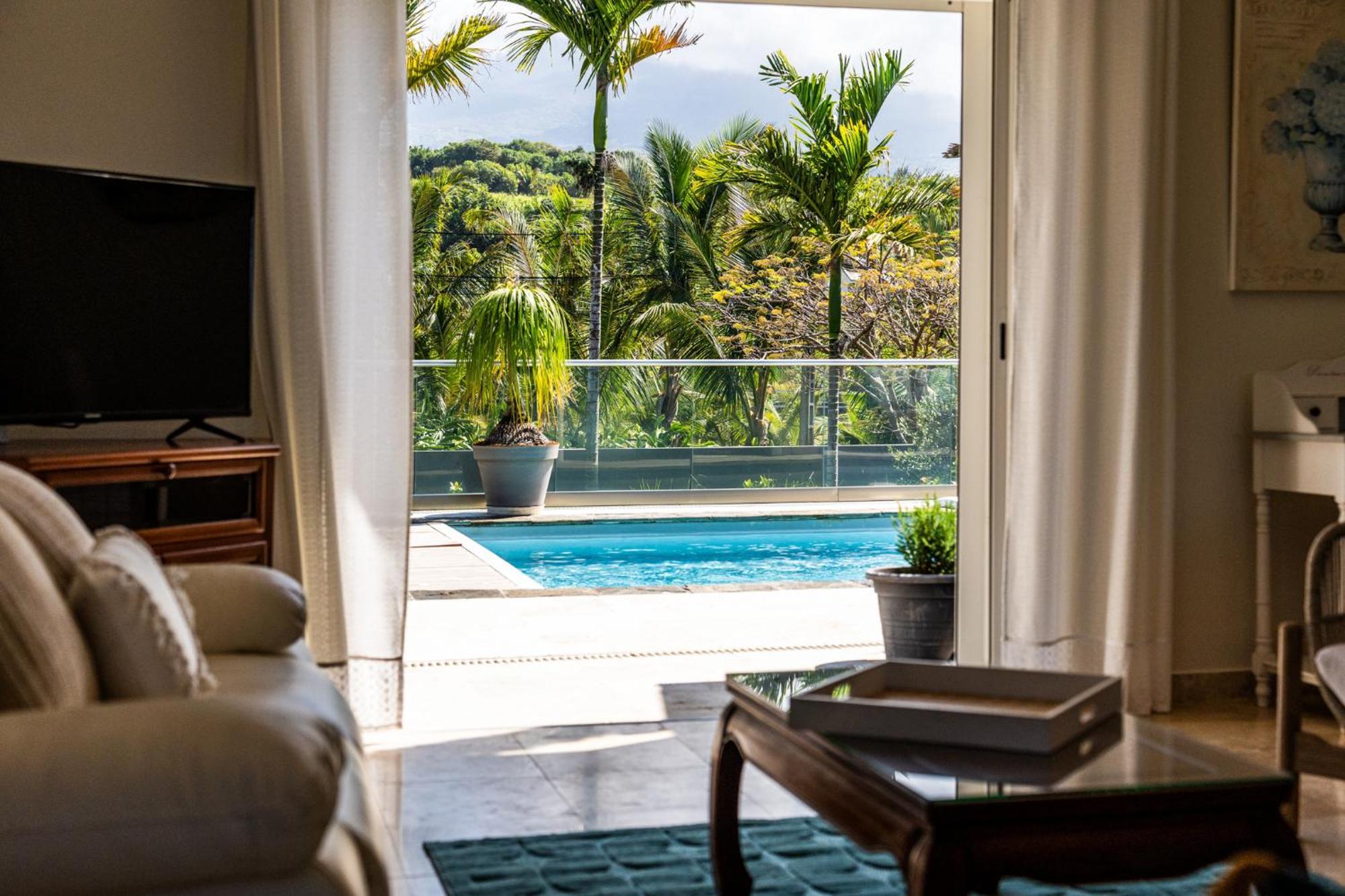 Villa Avec Piscine Vue Mer Et Montagne, En Pleine Nature Saint-Joseph Ngoại thất bức ảnh